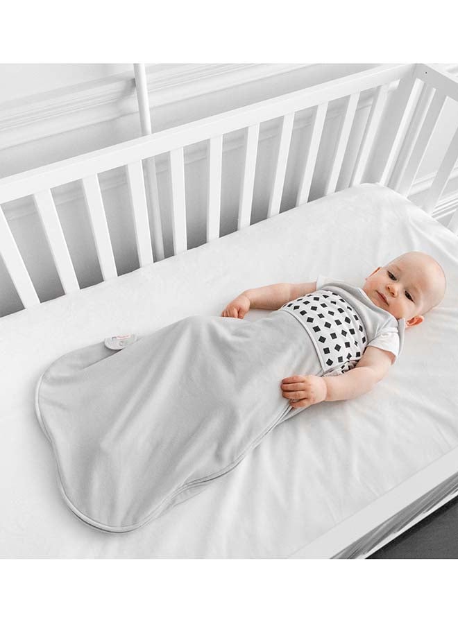 Nanit Breathing Wear Sleeping Bag - 100% Cotton Baby Sleep Sack - Works with Nanit Pro Baby Monitor to Track Breathing Motion Sensor-Free, Real-Time Alerts, Size X-Large, 18-24 Months, Pebble Grey - Image 3